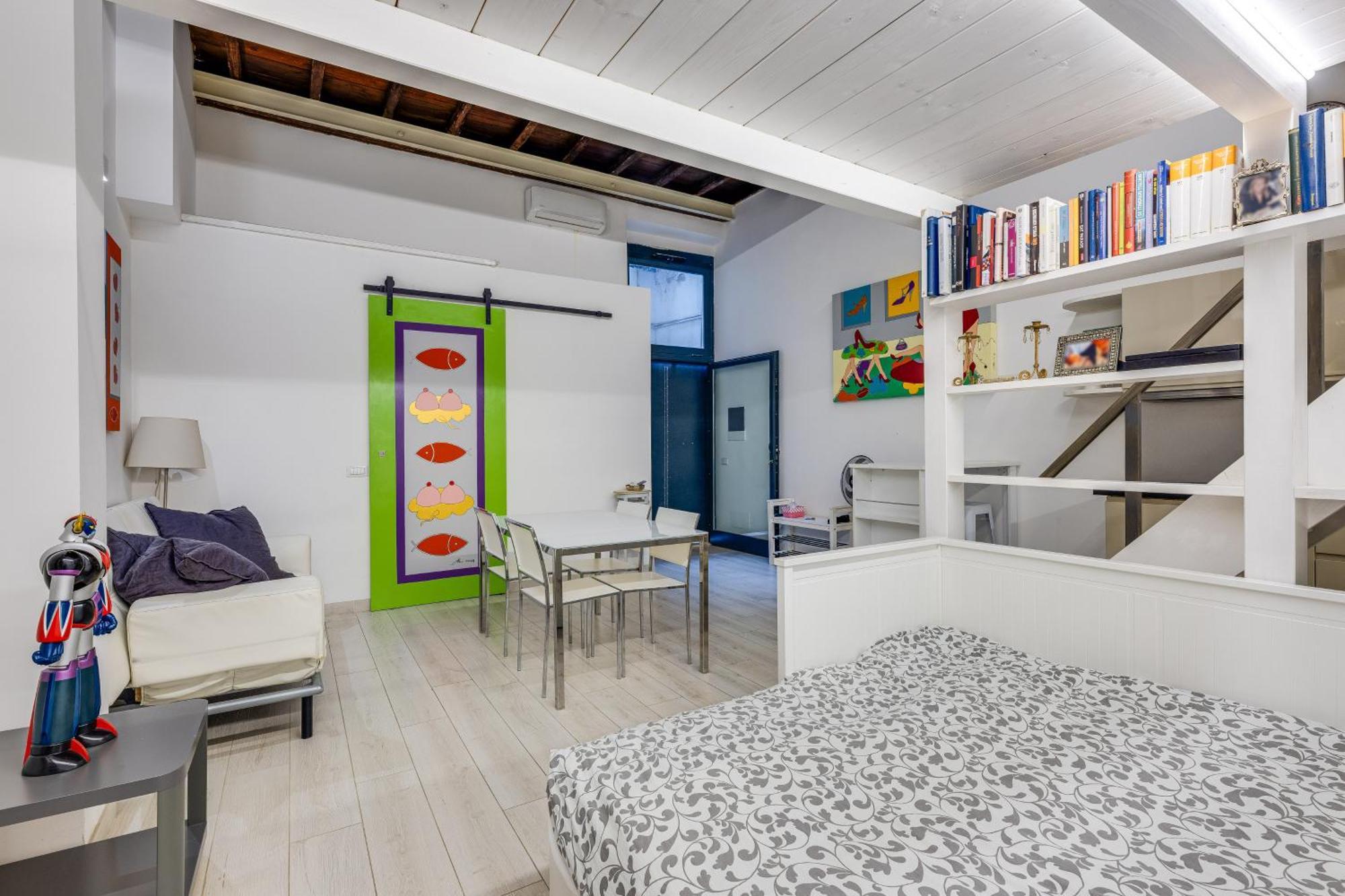 Ferienwohnung Rome Historic Center Cozy Loft Exterior foto